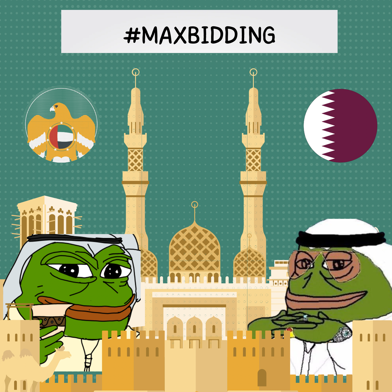 The Saudis #MAXBIDDING thing